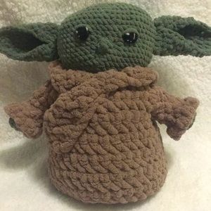 Giant Crochet Baby Yoda